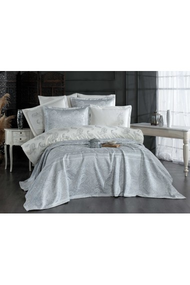 Çapa Home - Çapaev Hüma 9 Parça Gelin Seti Gri